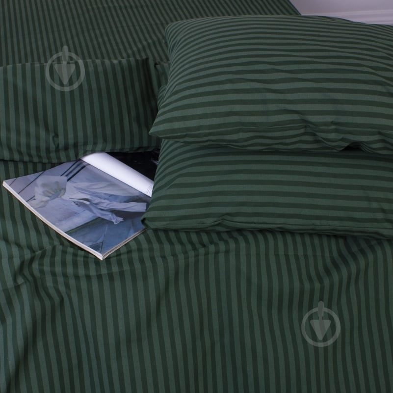 Наволочка Ranforce Elite 17-0612 Stripe Emerald 50x70 см зеленый MirSon - фото 2 Наволочка Ranforce Elite 17-0612 Stripe Emerald 50x70 см зеленый MirSon - фото 2