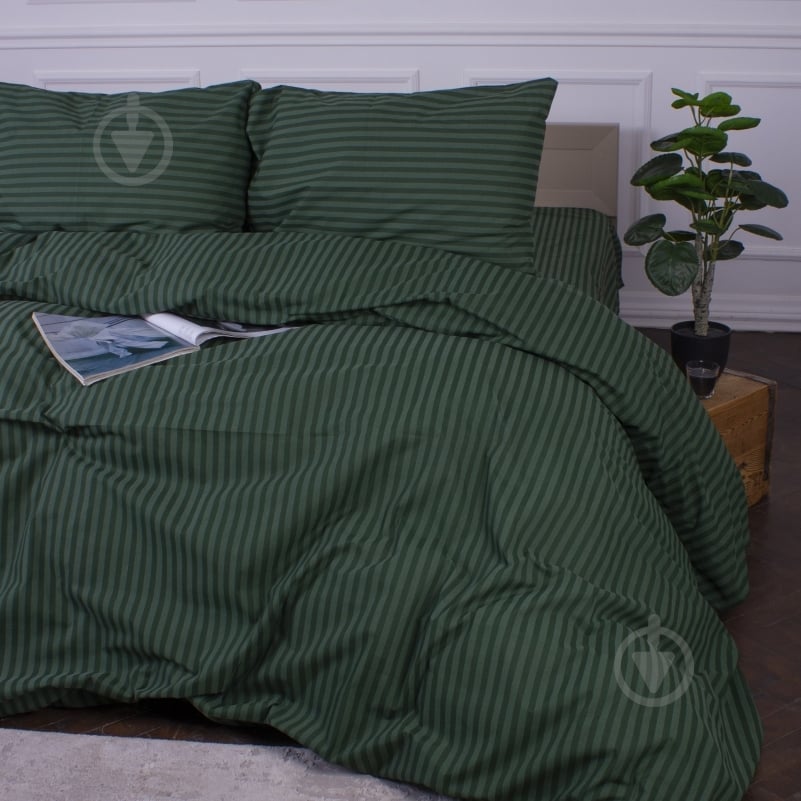 Наволочка Ranforce Elite 17-0612 Stripe Emerald 50x70 см зеленый MirSon - фото 5 Наволочка Ranforce Elite 17-0612 Stripe Emerald 50x70 см зеленый MirSon - фото 5