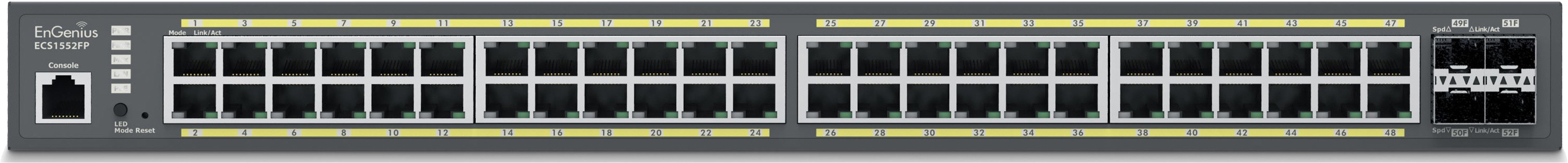 Коммутатор ENGENIUS 740W Cloud ECS1552FP (1402A0109301) - фото 4 Коммутатор ENGENIUS 740W Cloud ECS1552FP (1402A0109301) - фото 4