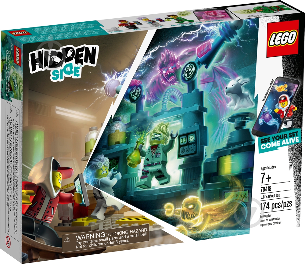 ᐉ Конструктор LEGO Hidden Side Призрачная лаборатория Джей Би