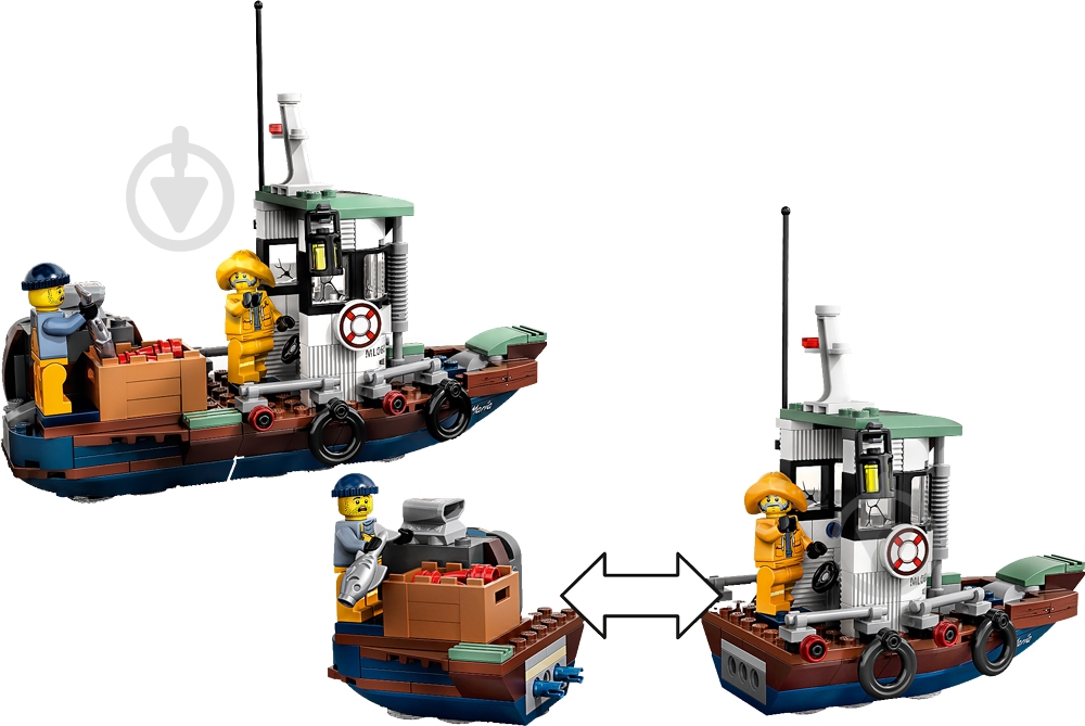 Конструктор LEGO Hidden Side Разбитая лодка ловцов креветок 70419 - фото 10