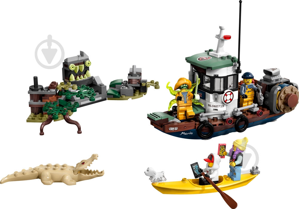 Конструктор LEGO Hidden Side Разбитая лодка ловцов креветок 70419 - фото 7