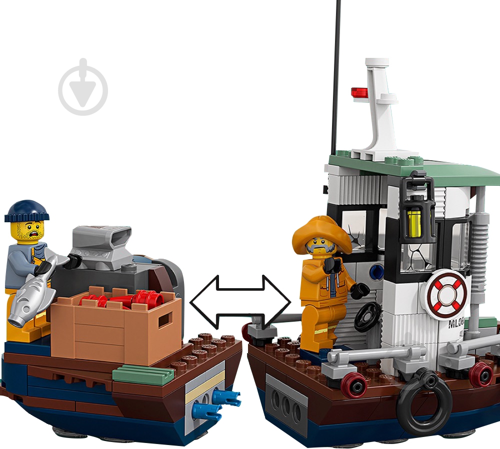 Конструктор LEGO Hidden Side Разбитая лодка ловцов креветок 70419 - фото 9