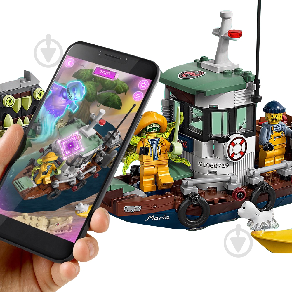 Конструктор LEGO Hidden Side Разбитая лодка ловцов креветок 70419 - фото 15