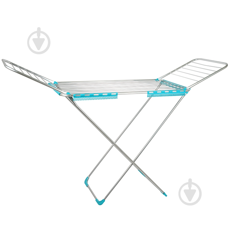 Сушарка для білизни Eurohome Elegancie з анодованого алюмінію 18 м, бірюзова - фото 2 Сушарка для білизни Eurohome Elegancie з анодованого алюмінію 18 м, бірюзова - фото 2