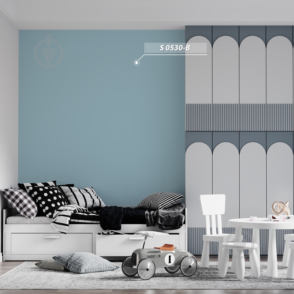 Фарба латексна Feidal Kinderlatex мат білий 10 л - фото 4