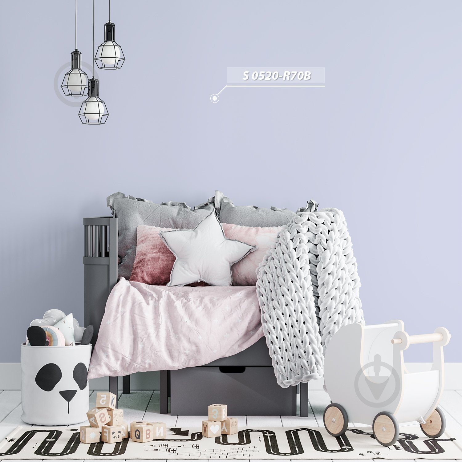 Фарба латексна Feidal Kinderlatex мат білий 10 л - фото 7