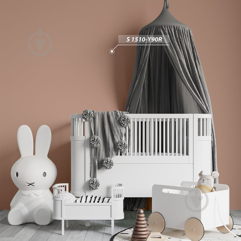 Фарба латексна Feidal Kinderlatex мат білий 10 л - фото 12