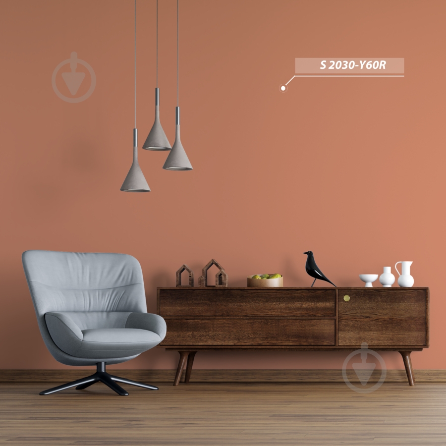 Фарба акрилова Feidal Hit Wandfarbe мат білий 5 л - фото 15