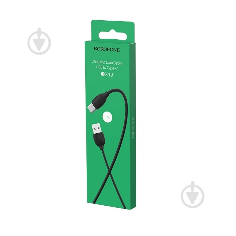Кабель Borofone BX19 USB to Type-C 3A 1 м черный (BX19CB) - фото 3