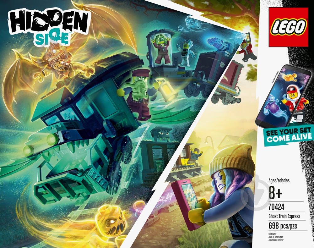 Конструктор LEGO Hidden Side Призрачный поезд-экспресс 70424 - фото 2