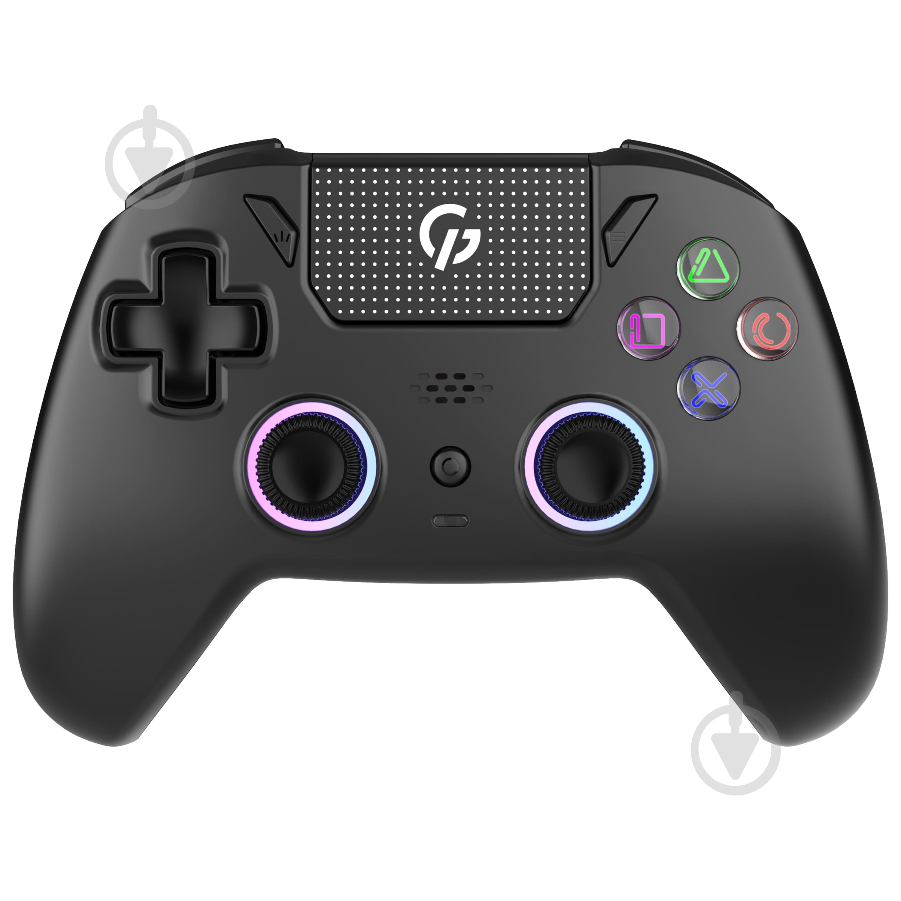 Геймпад бездротовий GamePro GPS13B BT 5.3/USB (PC/iOS/Android/PS3/PS4) RGB Black black - фото 1
