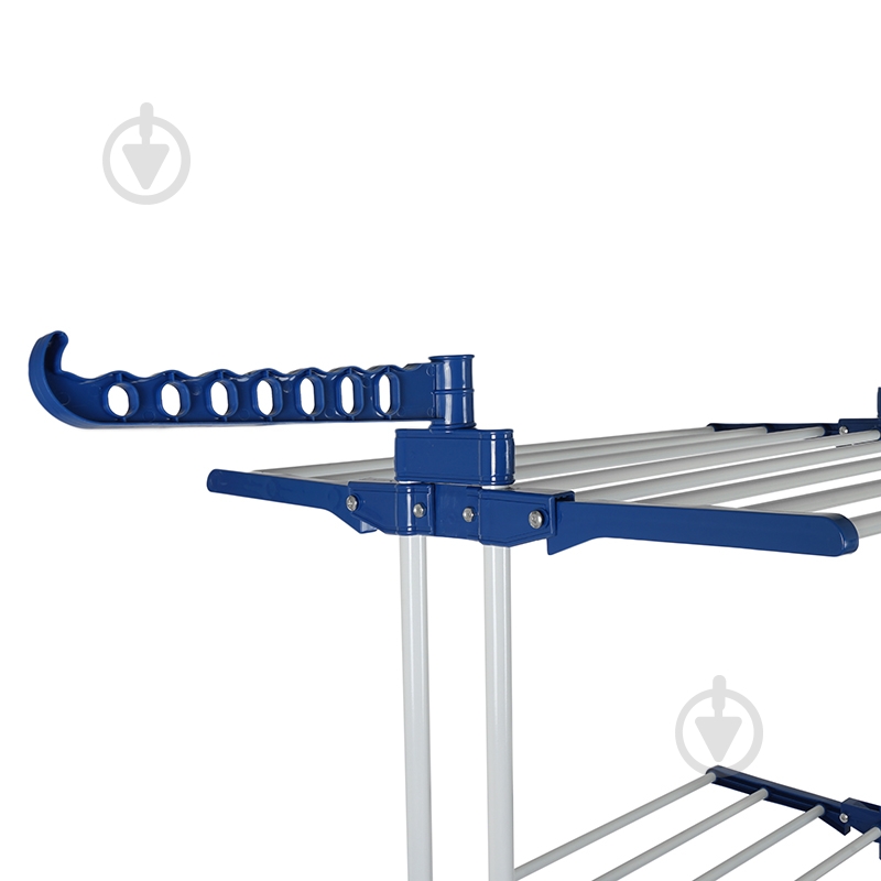 Сушилка для белья Eurohome Florence 22 м трехуровневая, белая - фото 4 Сушилка для белья Eurohome Florence 22 м трехуровневая, белая - фото 4