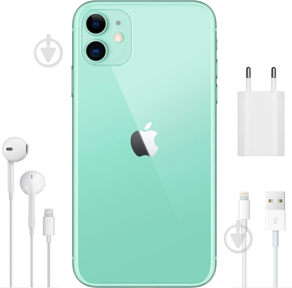 ᐉ Смартфон Apple iPhone 11 128GB green (MWM62FS/A) • Купить в