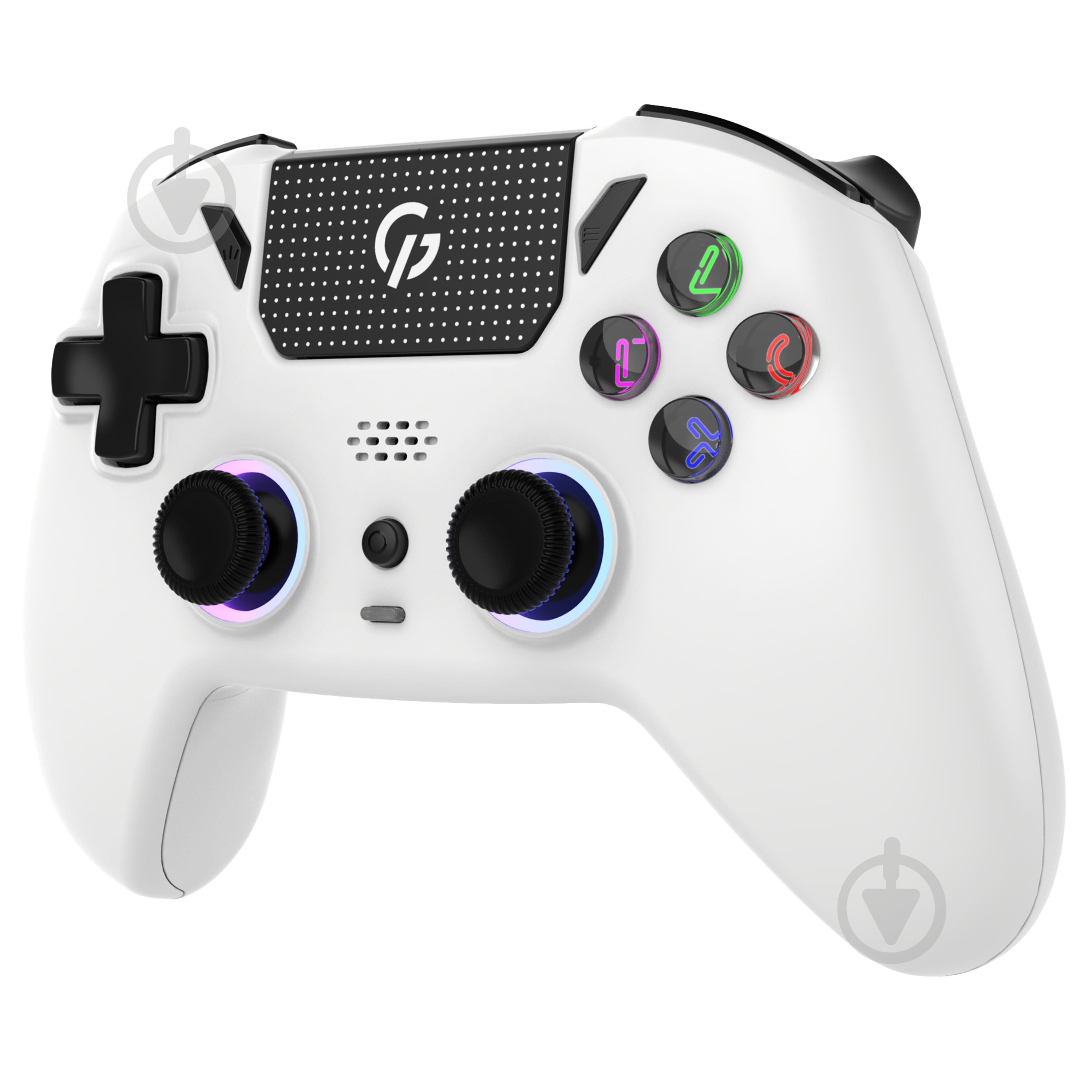 Геймпад бездротовий GamePro GPS13W BT 5.3/USB (PC/iOS/Android/PS3/PS4) RGB white - фото 2