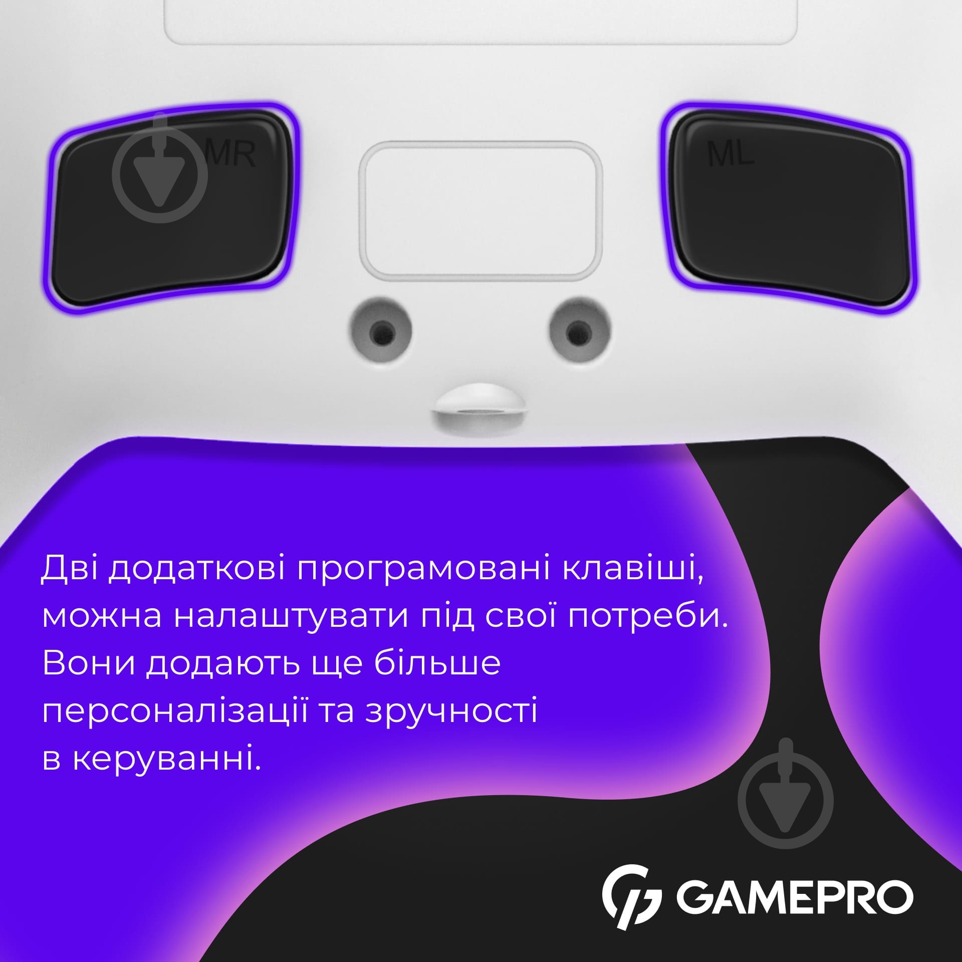 Геймпад бездротовий GamePro GPS13W BT 5.3/USB (PC/iOS/Android/PS3/PS4) RGB white - фото 7