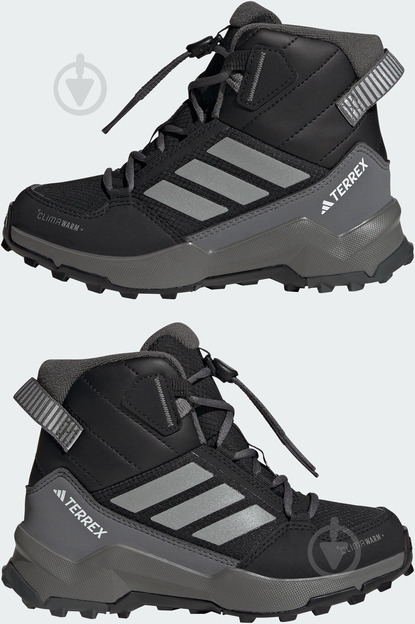 Чоботи для хлопчиків Adidas TERREX AX4R CW+ MID JH5490 розмір 36 чорний - фото 5