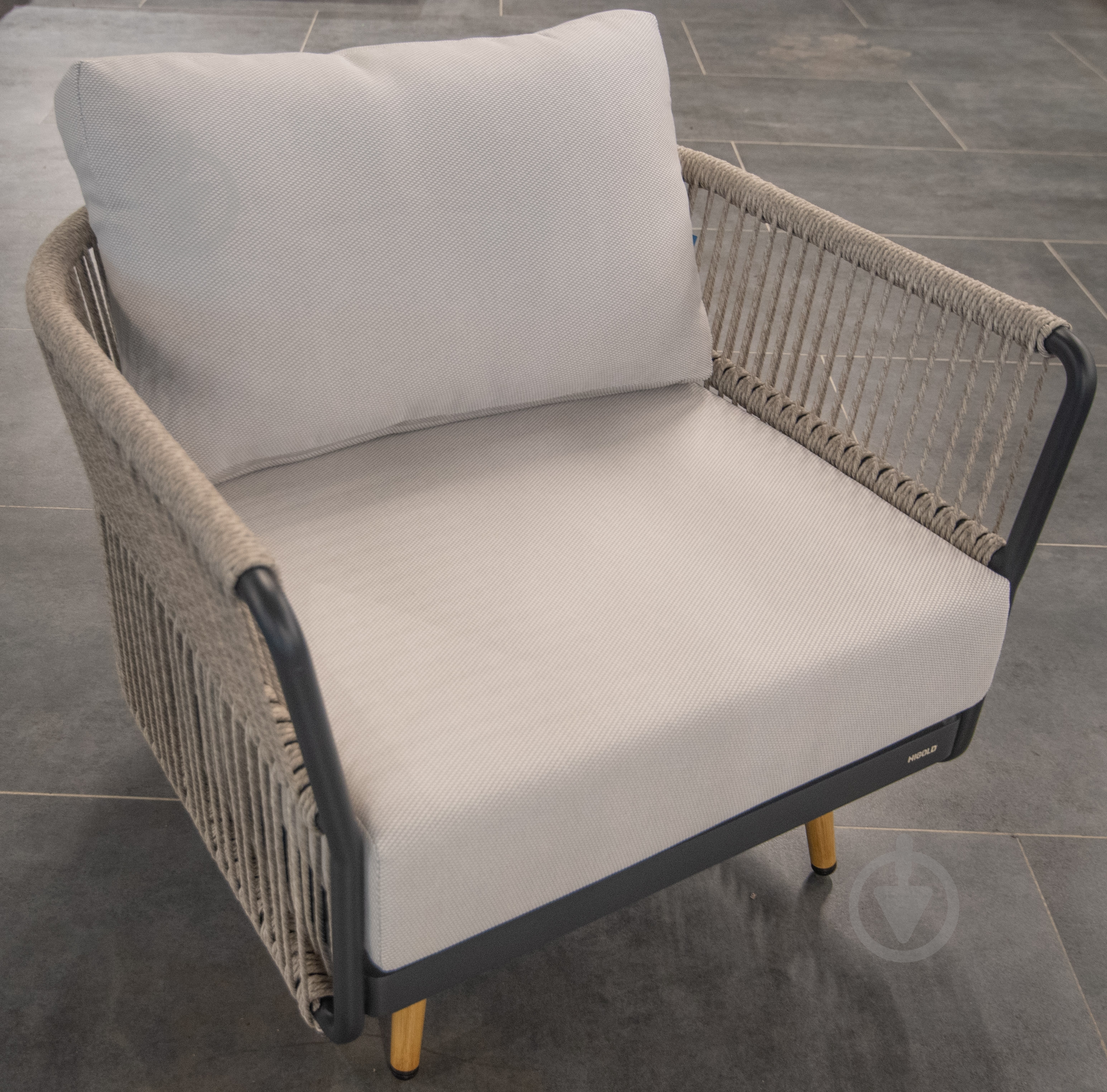 Комплект мебели HIGOLD BAY стол 110*60*40см + угловой диван + 1 кресло, графит графит - фото 9 Комплект мебели HIGOLD BAY стол 110*60*40см + угловой диван + 1 кресло, графит графит - фото 9