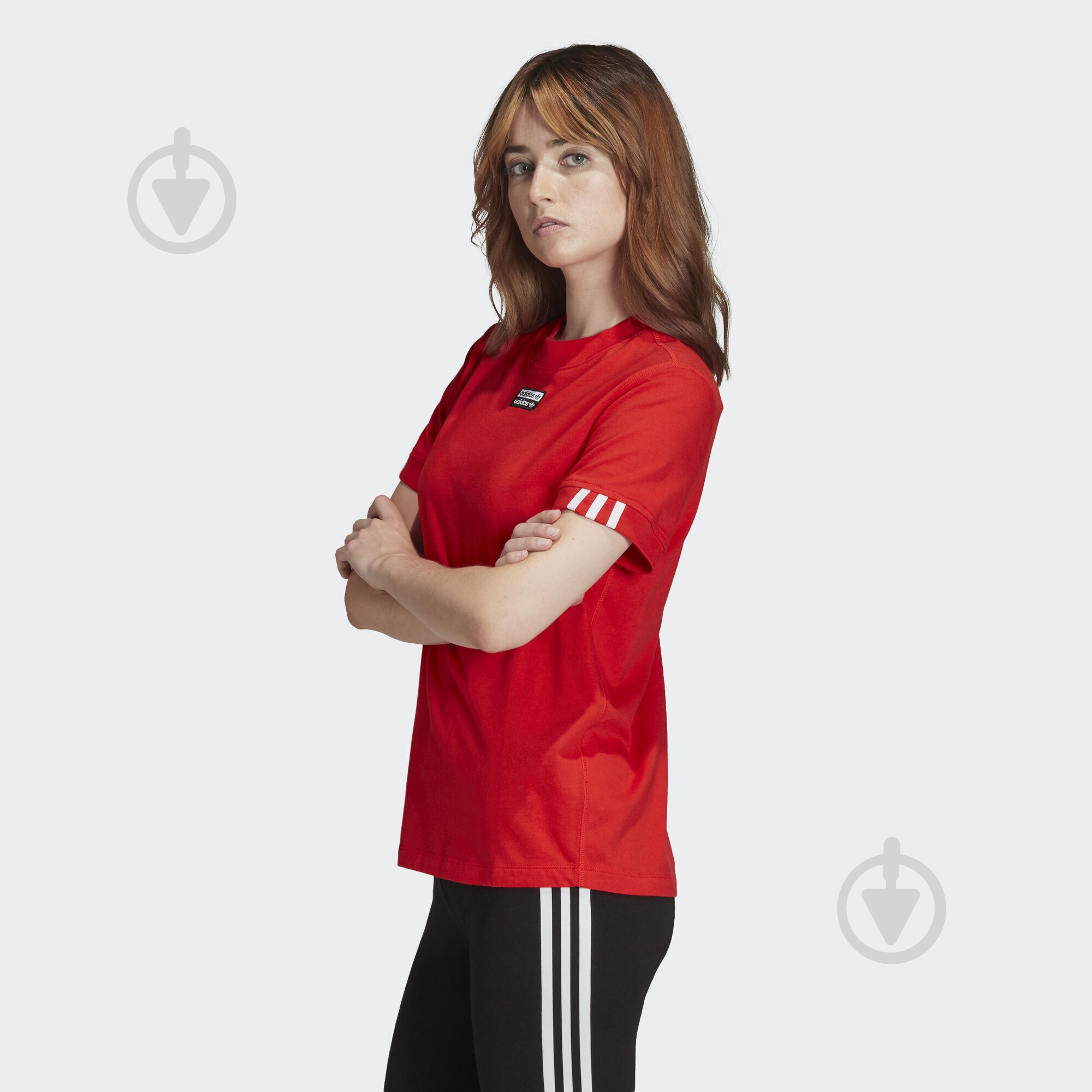 Футболка Adidas Tee FM4881 34 красный - фото 4