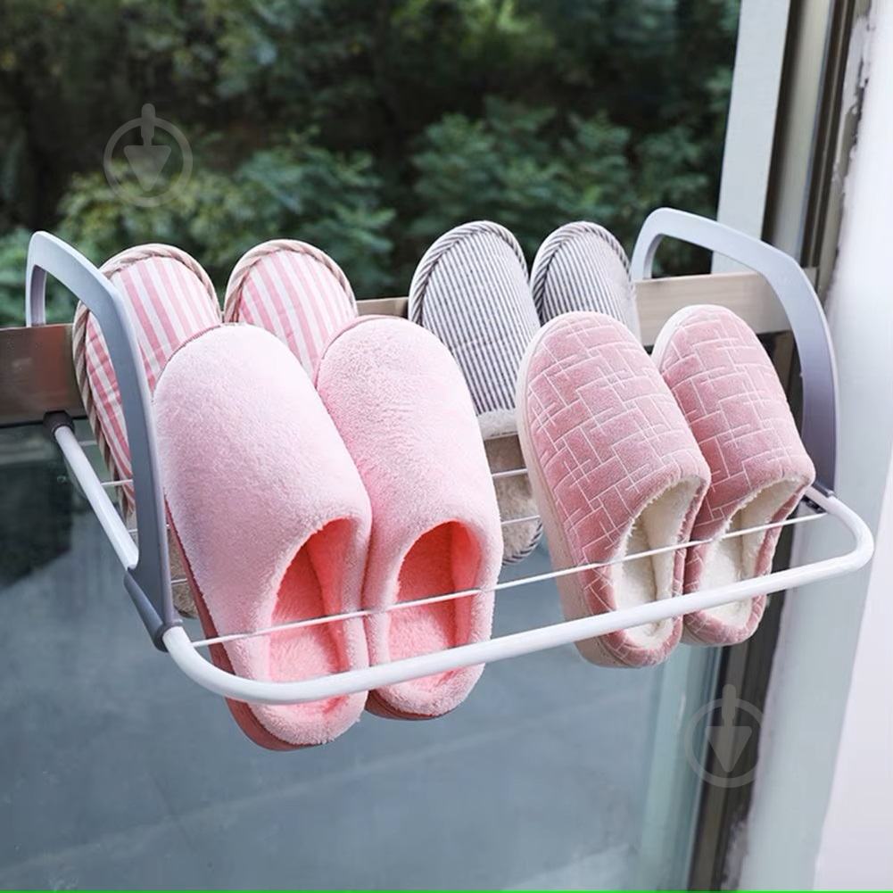 Сушилка для белья Eurohome Oslo навесная 3 м белая (0351) - фото 7