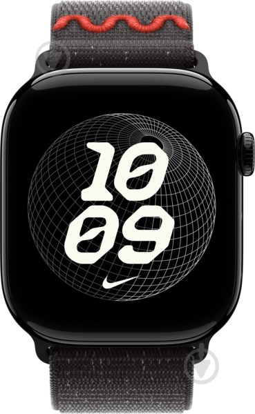 Ремешок Apple 46 мм Nike Sport Loop midnight black (MGD34ZM/A) - фото 2 Ремешок Apple 46 мм Nike Sport Loop midnight black (MGD34ZM/A) - фото 2