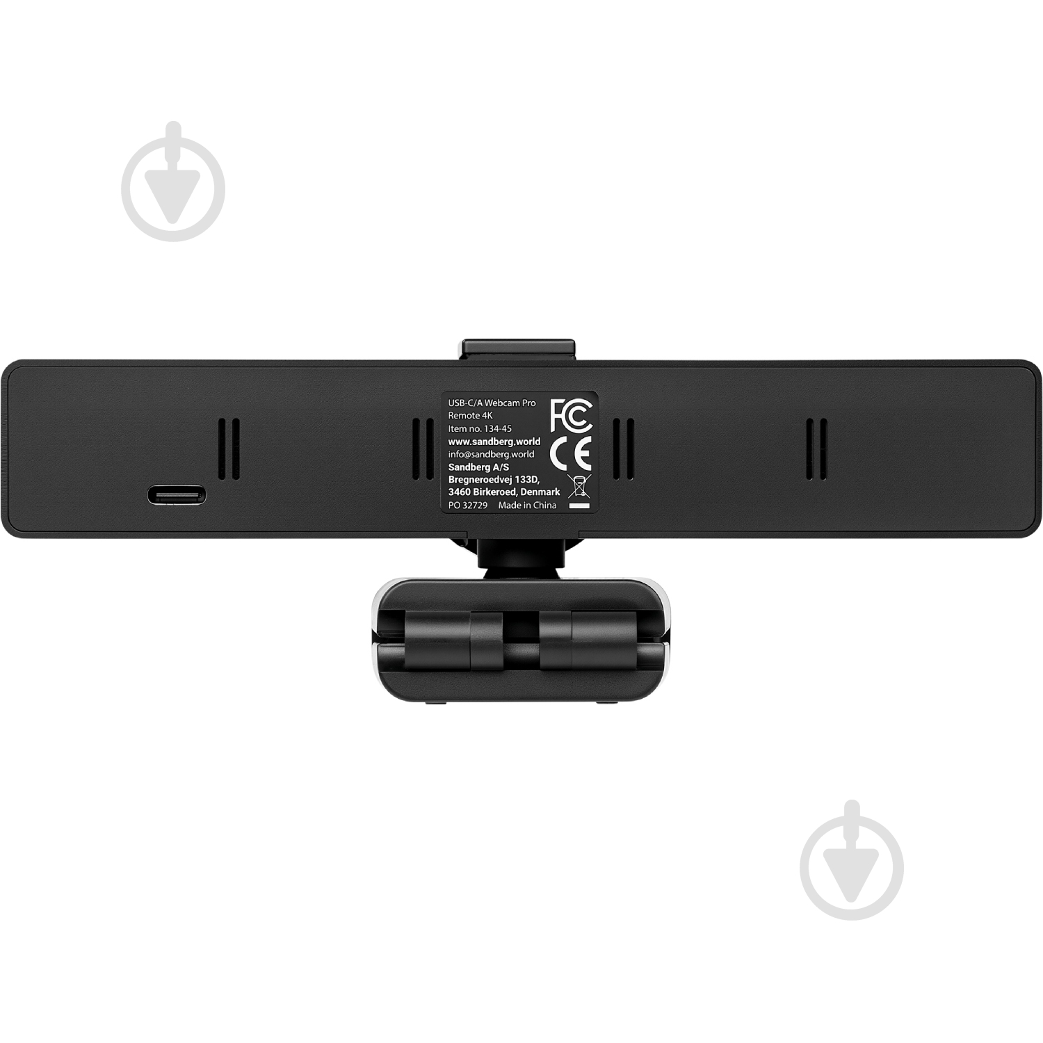 Веб-камера Sandberg 4K Webcam USB-A/USB-C (134-45) - фото 4 Веб-камера Sandberg 4K Webcam USB-A/USB-C (134-45) - фото 4
