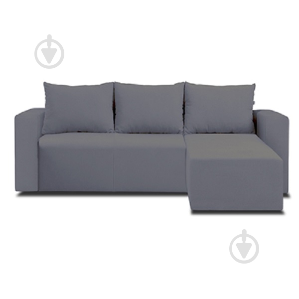 Диван кутовий PRAKTICA Sofa Теодор темно-сірий 2215x1390x710 мм - фото 1