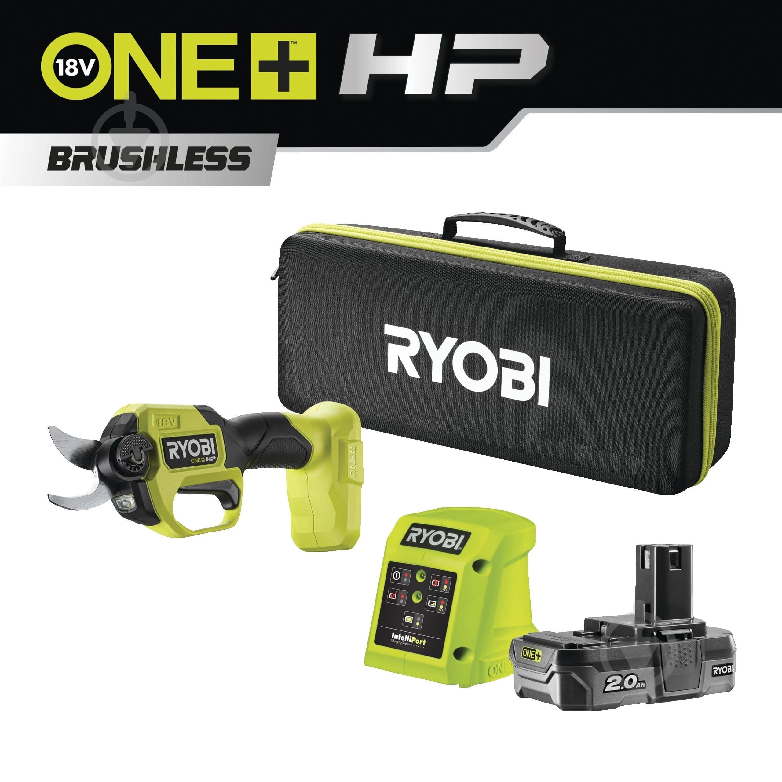 ᐉ Секатор акумуляторний RYOBI ONE+ HP RY18SCXA-120T (5133005788