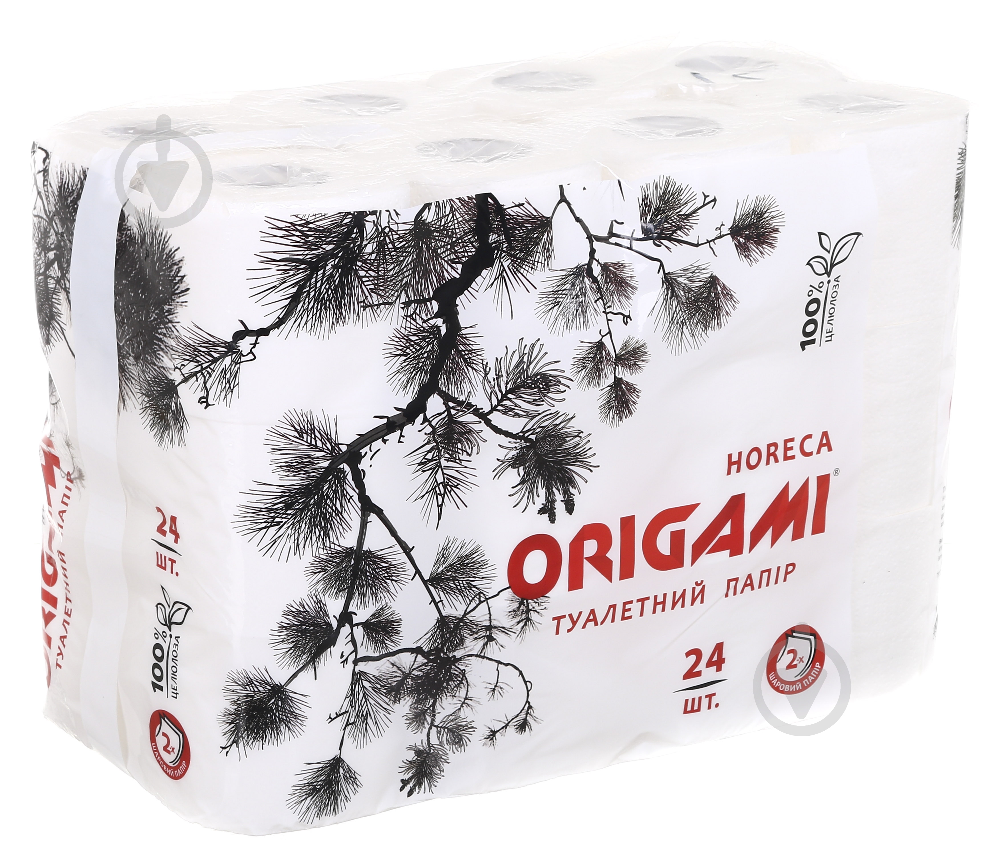 Туалетная бумага Origami Horeca двошаровий 24 шт. - фото 2