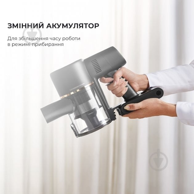 Пылесос аккумуляторный DREAME R10 PRO black - фото 38