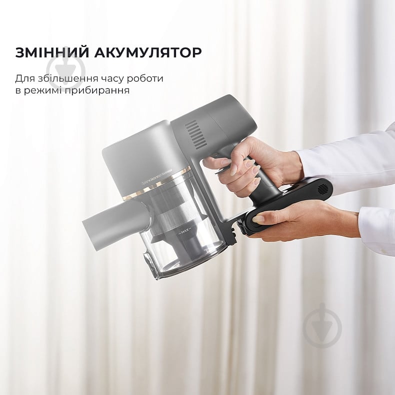 Пылесос аккумуляторный DREAME R10 PRO black - фото 4