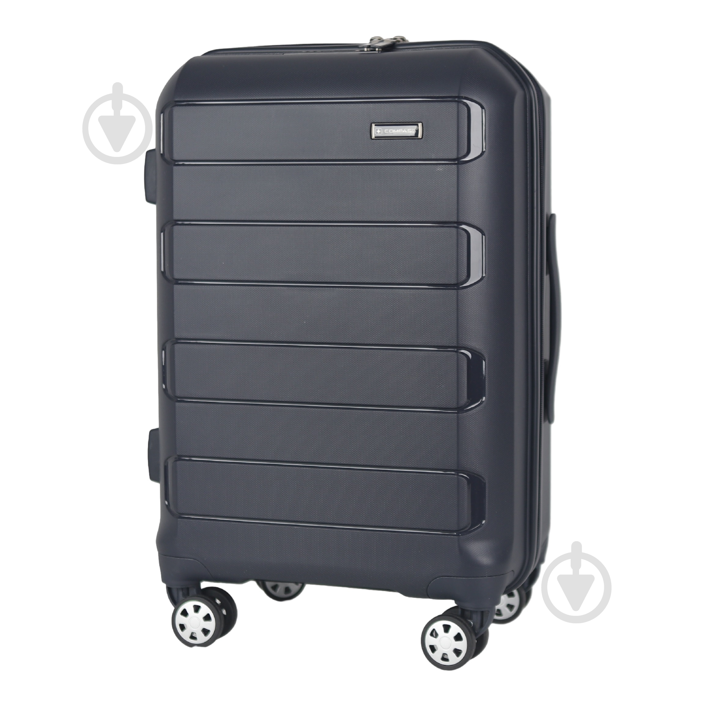 Чемодан Compass N1312 L синий 50x29x71 см - фото 1