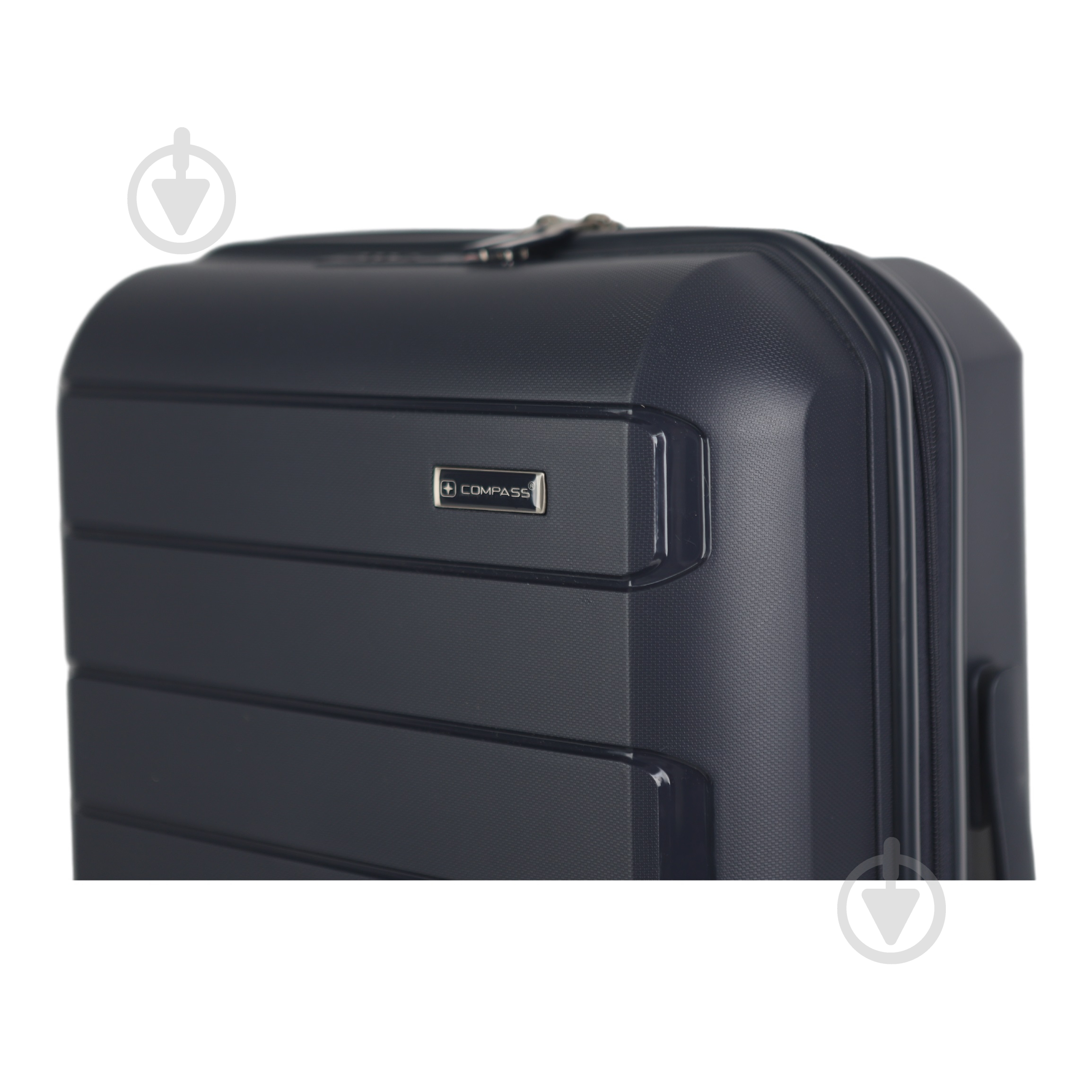 Чемодан Compass N1312 L синий 50x29x71 см - фото 4