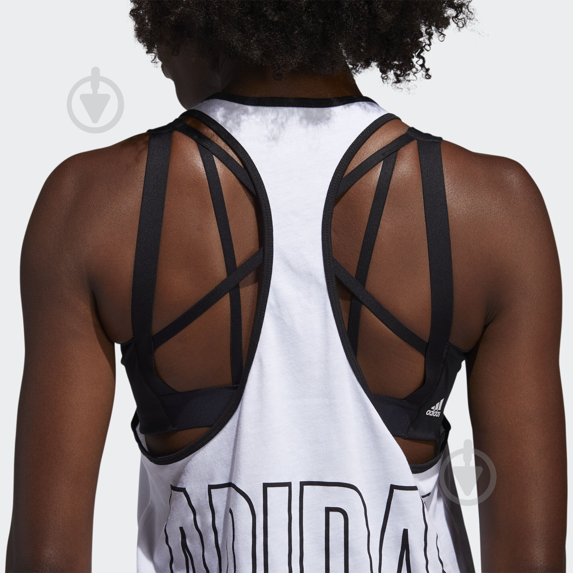 Майка Adidas ALPHA TNK GFX W FM5109 р.S білий - фото 9