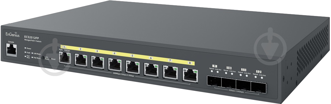 Коммутатор ENGENIUS 240W Cloud ECS2512FP (1402A0151301) - фото 1 Коммутатор ENGENIUS 240W Cloud ECS2512FP (1402A0151301) - фото 1