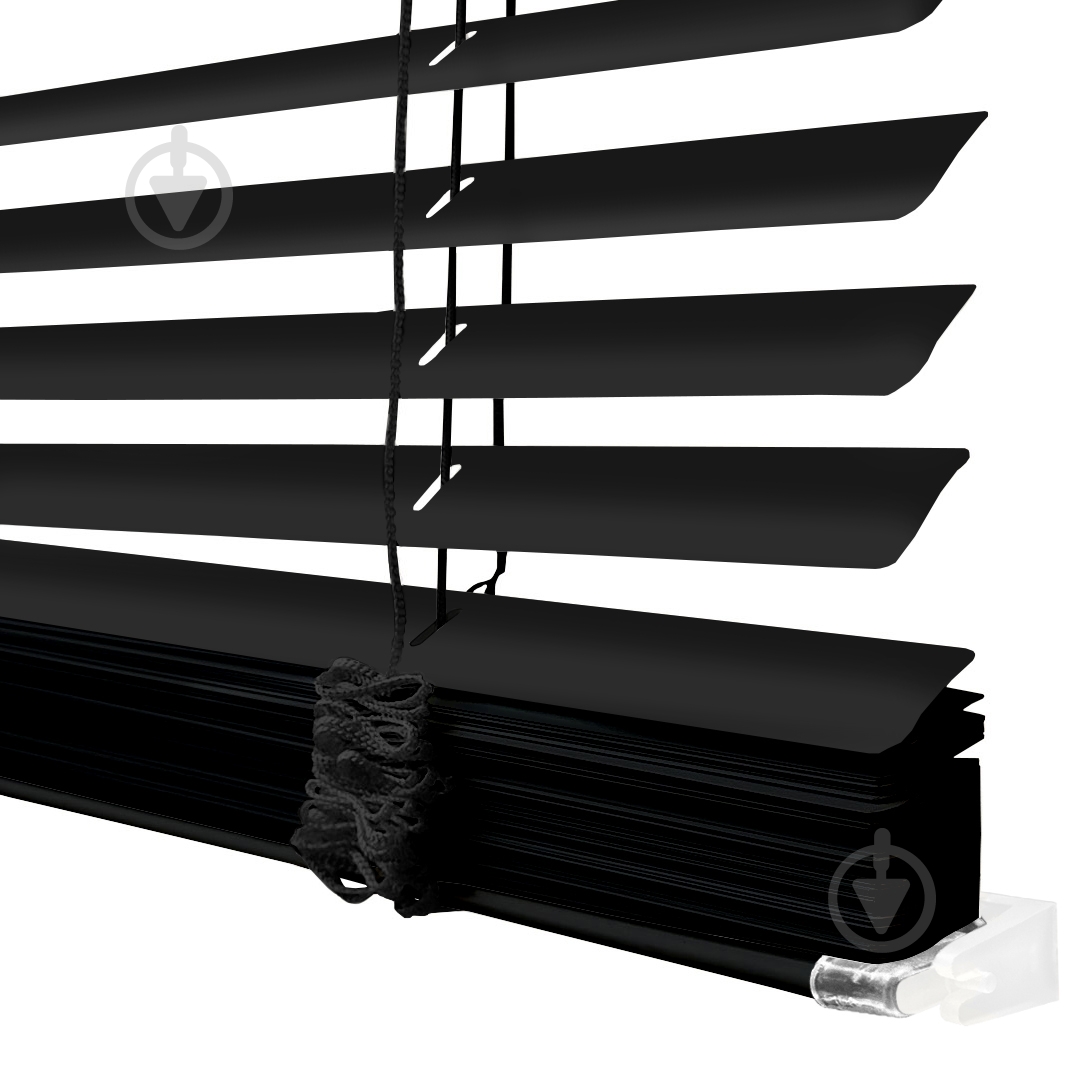 Жалюзі Rollotex алюмінієві горизонтальні з фіксацією 93х230 см чорні матові - фото 5 Жалюзі Rollotex алюмінієві горизонтальні з фіксацією 93х230 см чорні матові - фото 5