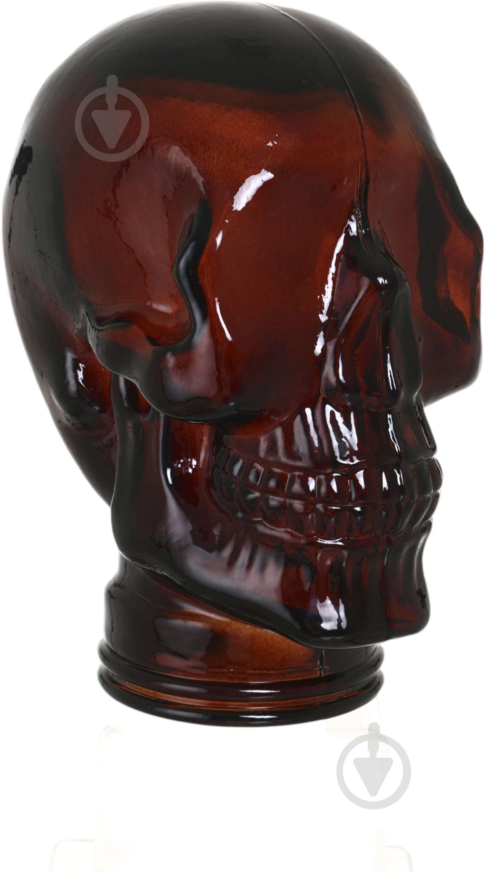 Статуетка San Miguel Head Skull 26х19х19 см коричневий - фото 3