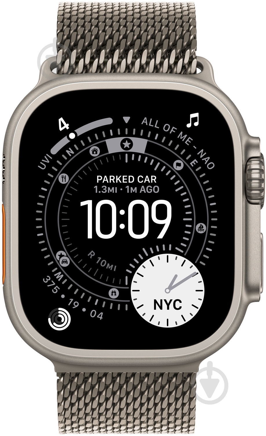 Ремешок Apple 49 мм Medium Milanese Loop natural titanium (MGHP4ZM/A) - фото 3 Ремешок Apple 49 мм Medium Milanese Loop natural titanium (MGHP4ZM/A) - фото 3