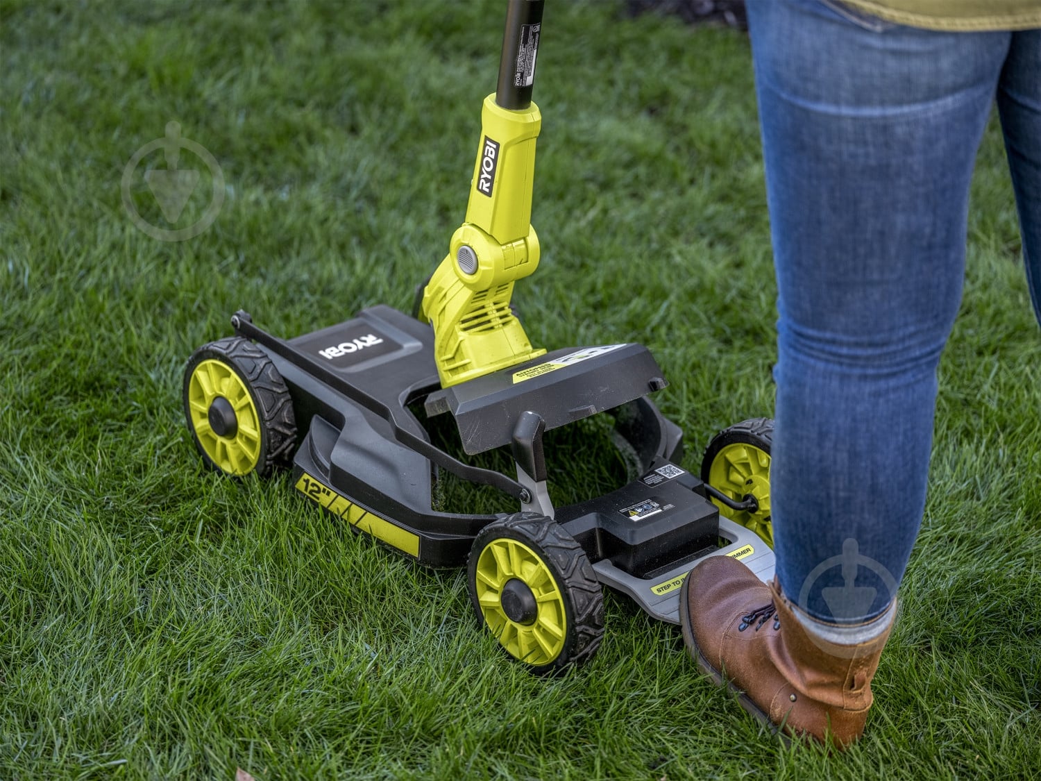 ᐉ Тример-газонокосарка RYOBI акумуляторний RY18LMC30A-0 ONE+