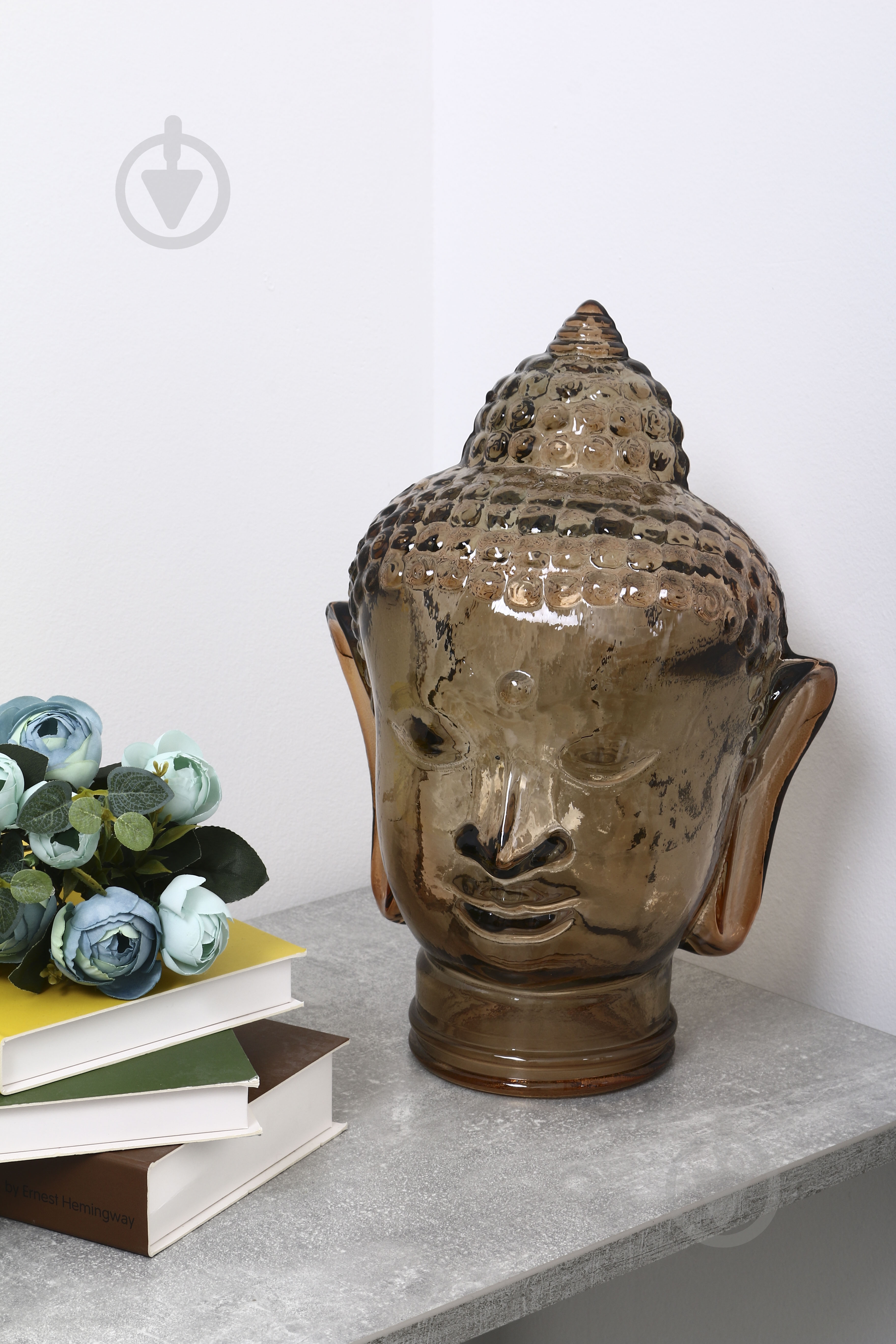 Статуетка San Miguel Buddha Head 30х19х19 см бежевий - фото 4