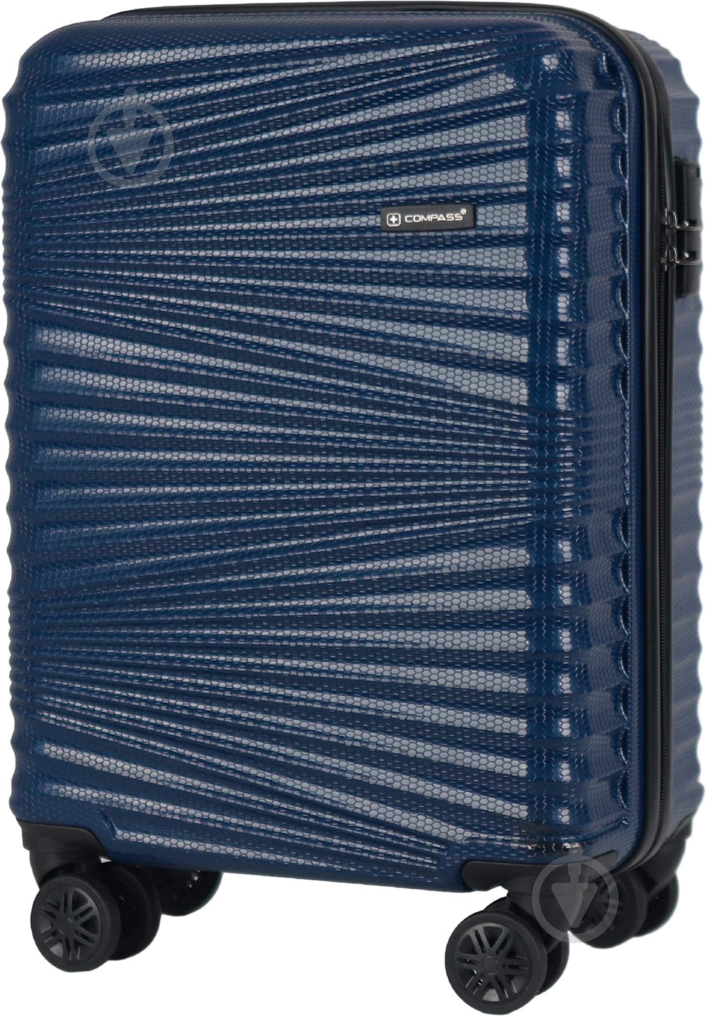 Валіза Compass N1520 M синій 40x27x64 см - фото 2