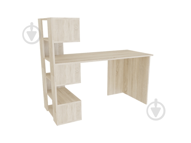 Стол компьютерный DC Robert левый дуб сонома - фото 2