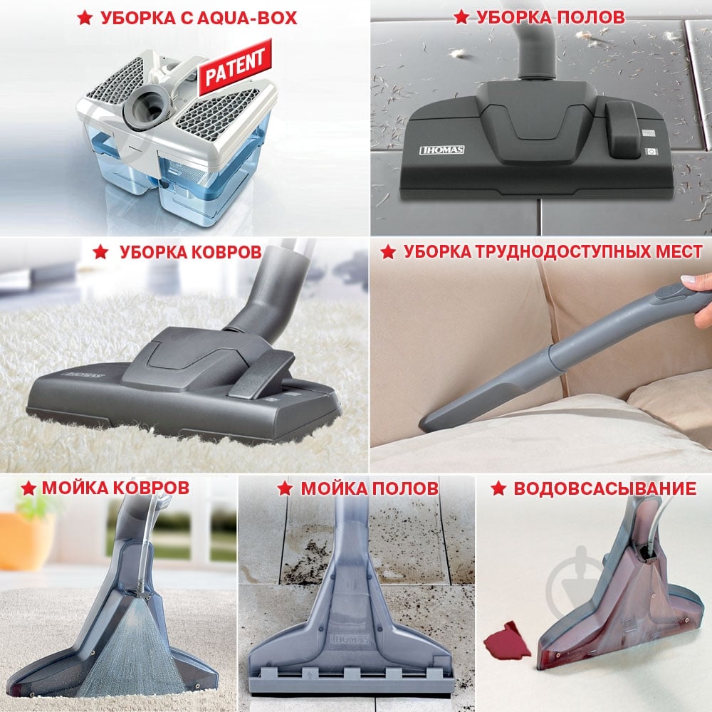 Пылесос моющий THOMAS SKY XT - фото 6 Пылесос моющий THOMAS SKY XT - фото 6