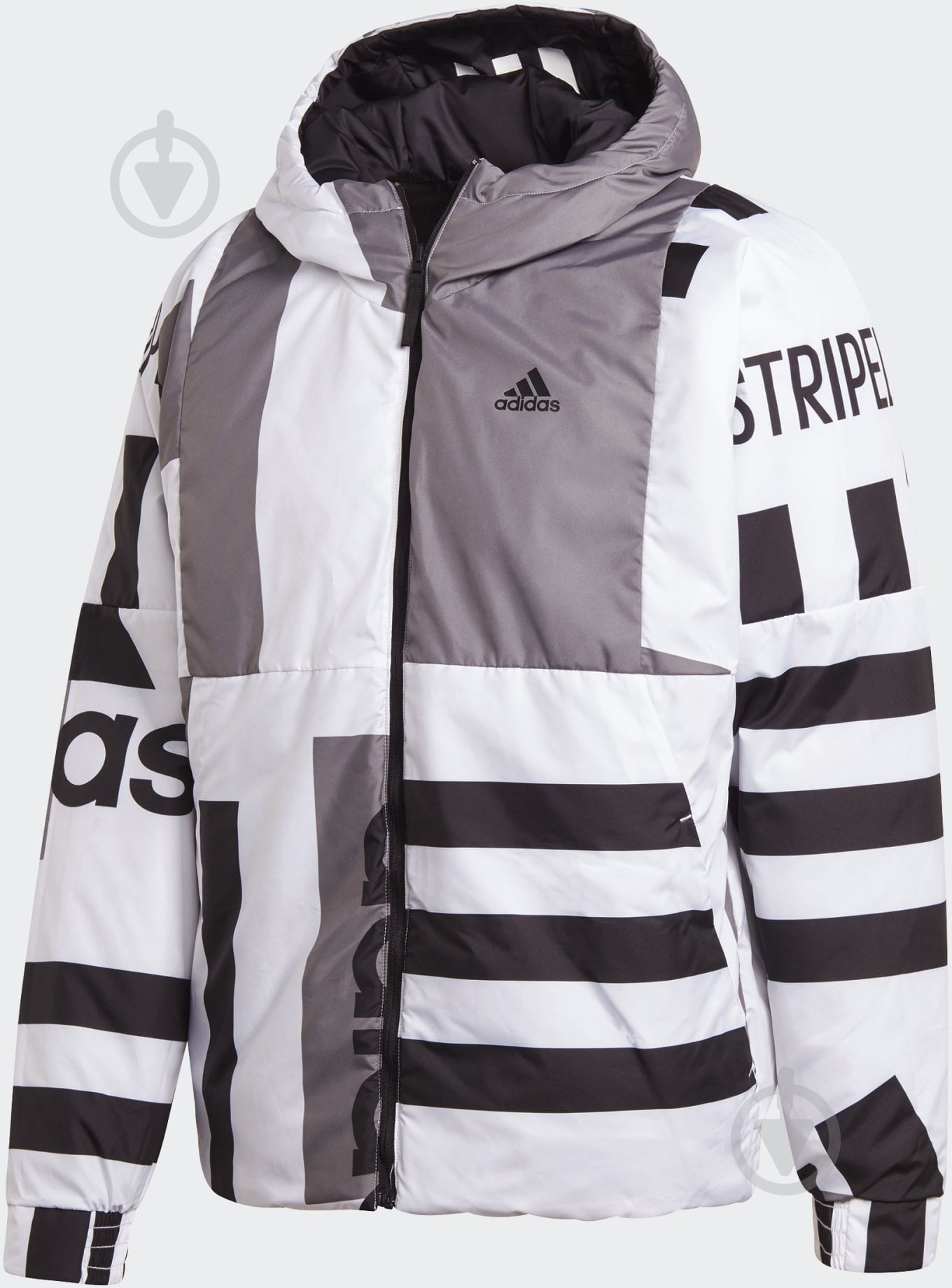 Куртка Adidas BTS REV AOP J FT2456 р.L черная - фото 6