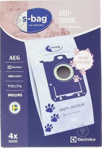 Мешки для пылесосов Electrolux E 203S (4 шт.) тип S-BAG E 203S (4 шт.) тип S-BAG - фото 1
