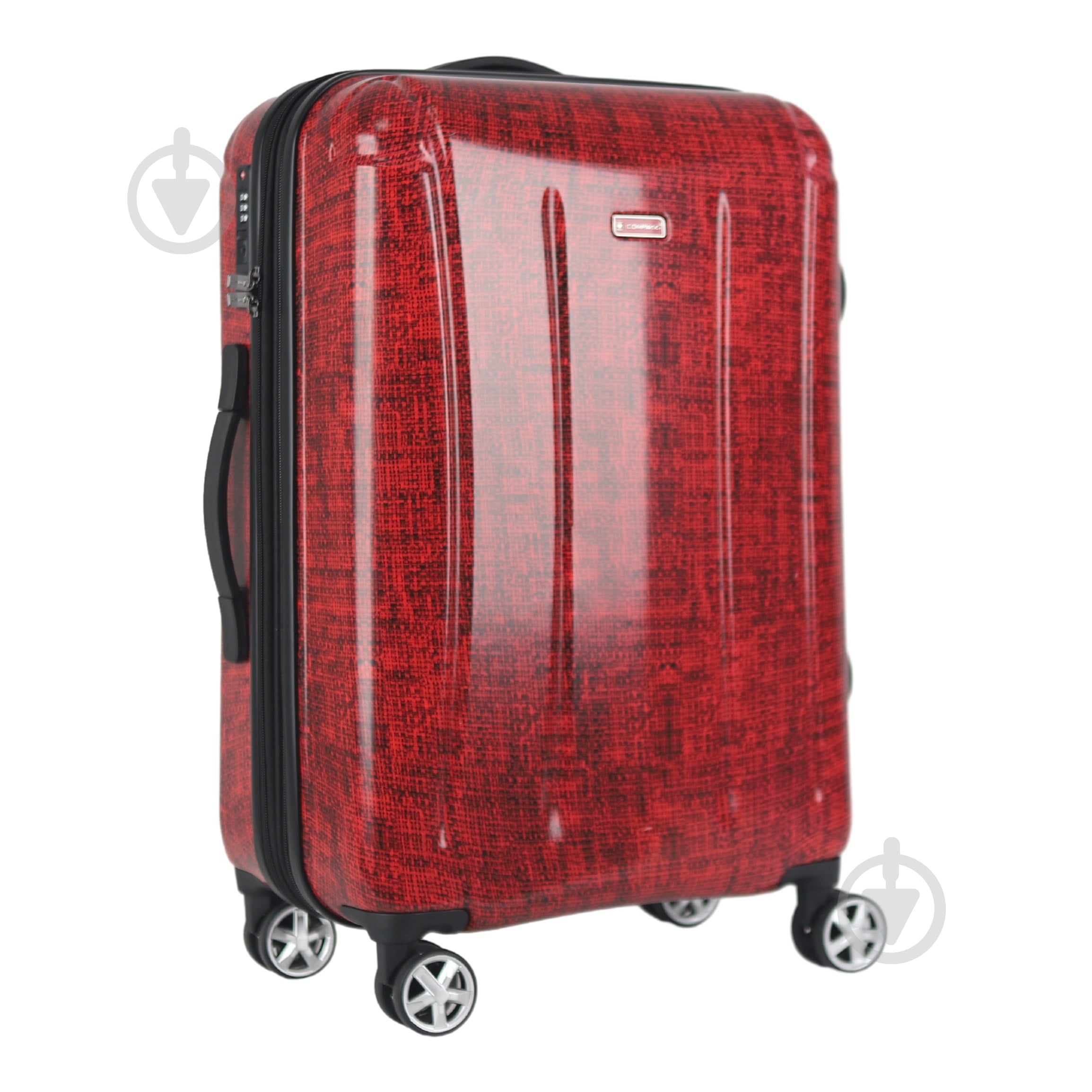 Чемодан Compass №900 L бордовый 53x31,5x76 см - фото 1 Чемодан Compass №900 L бордовый 53x31,5x76 см - фото 1