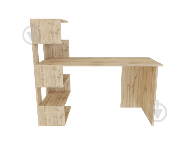 Стол компьютерный DC Robert левый дуб тахо - фото 3