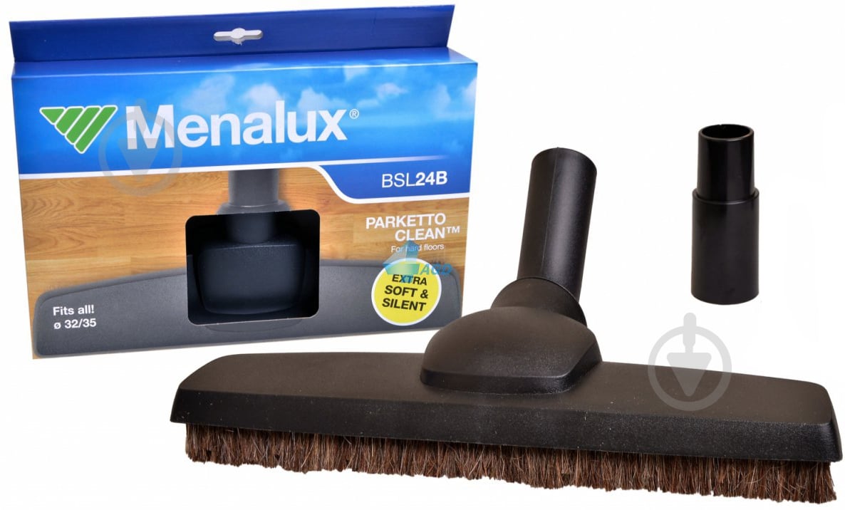 Набір для пилососів Menalux щітка BSL24B + адаптер - фото 1 Набір для пилососів Menalux щітка BSL24B + адаптер - фото 1