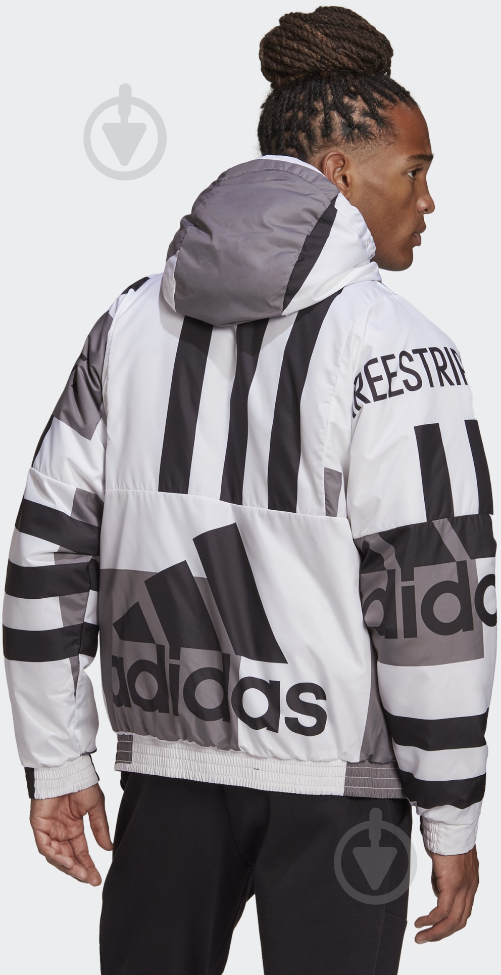 Куртка Adidas BTS REV AOP J FT2456 р.2XL черная - фото 3 Куртка Adidas BTS REV AOP J FT2456 р.2XL черная - фото 3