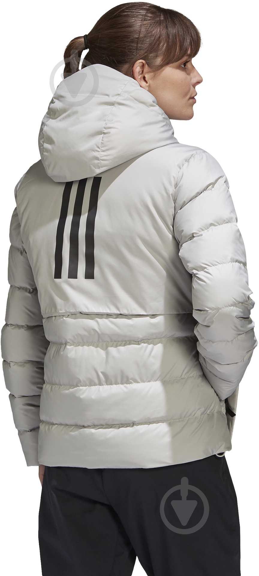 Пуховик жіночі зимові Adidas W URBN J C.R. FT2509 р.S сірий - фото 4